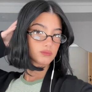 Giant Vintage (Brand) - Tortoise Clear Bayonetta-Style 90s Glasses